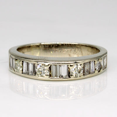 Channel Set Diamond Ring | 0.76ctw | SZ 6.5 |