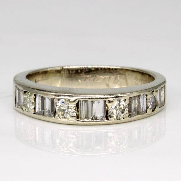 Channel Set Diamond Ring | 0.76ctw | SZ 6.5 |