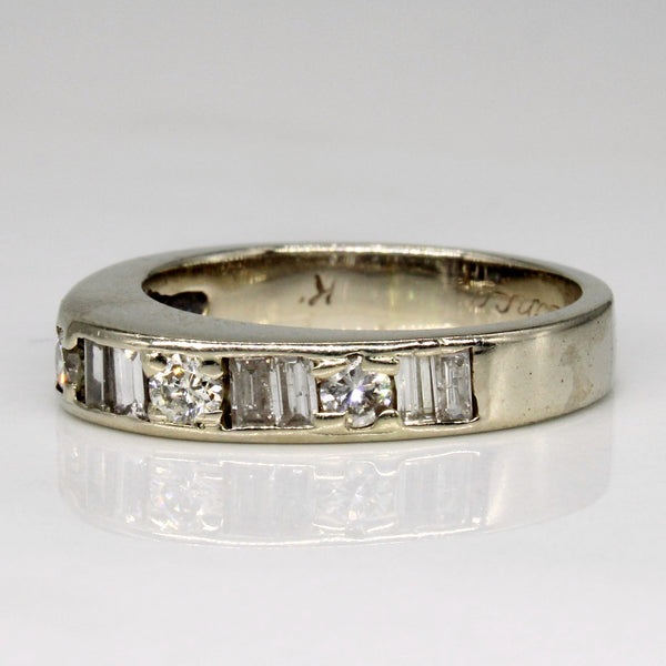 Channel Set Diamond Ring | 0.76ctw | SZ 6.5 |