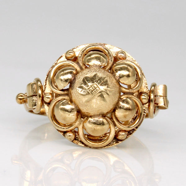 15k Yellow Gold Vintage Ring | SZ 7 |