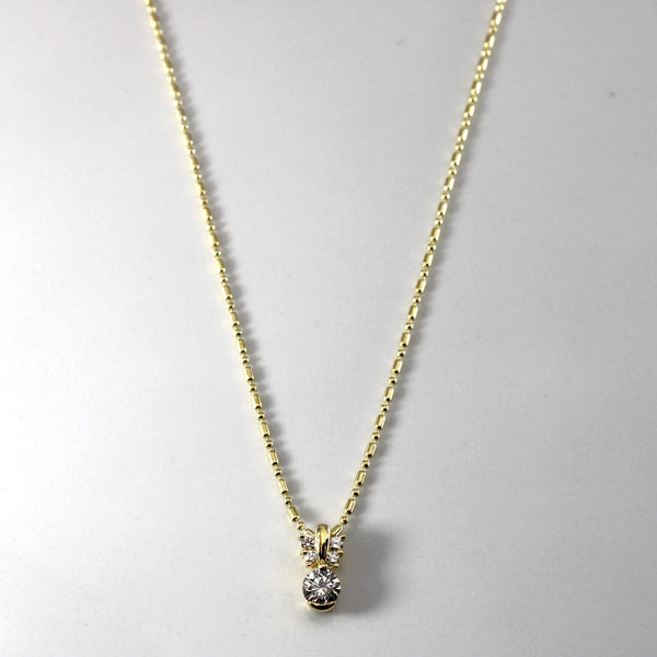 Diamond Pendant Necklace | 0.50ctw | 18