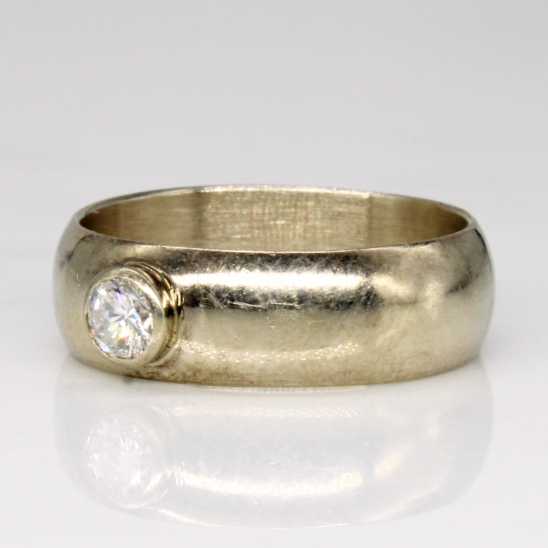 Bezel Set Diamond Ring | 0.20ct | SZ 7 |