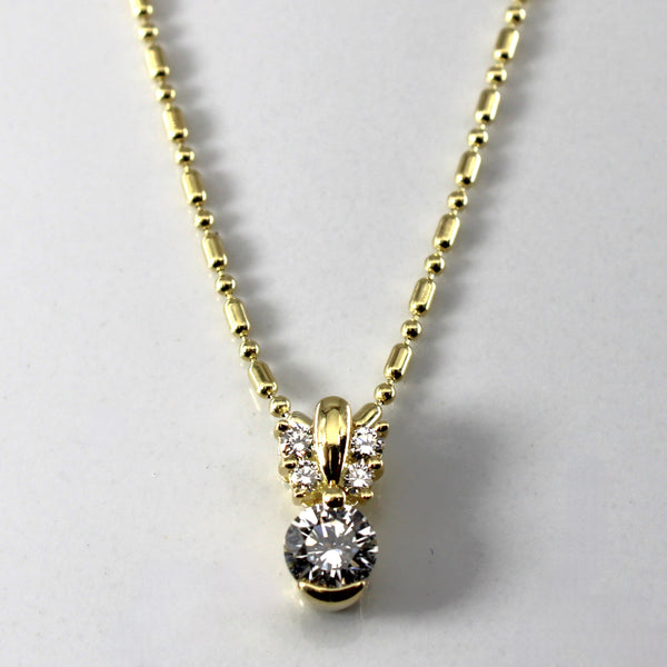 Diamond Pendant Necklace | 0.50ctw | 18