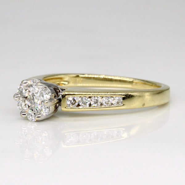 Diamond Cocktail Ring | 0.30ctw | SZ 7 |