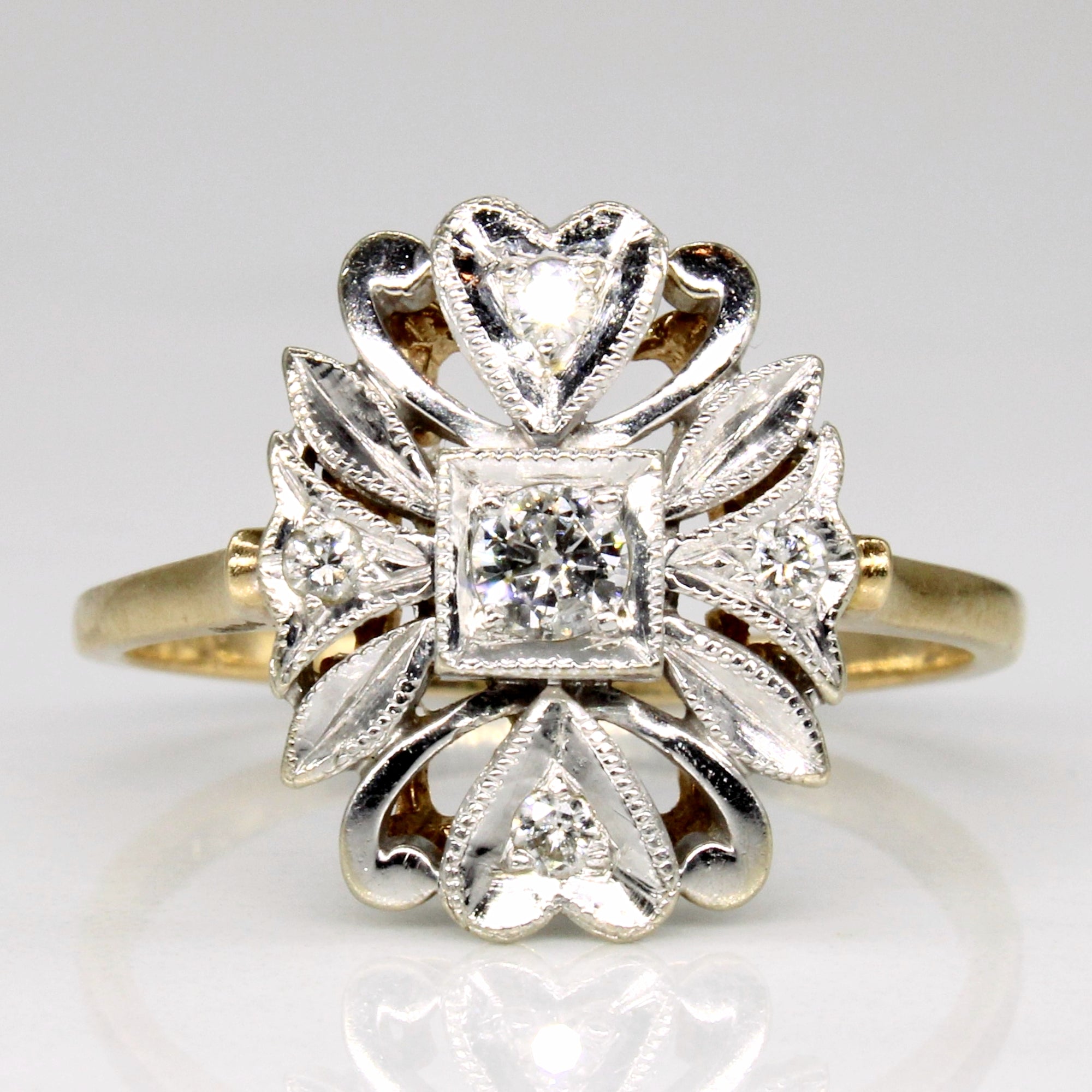 Diamond Cocktail Ring | 0.20ctw | SZ 8.25 |