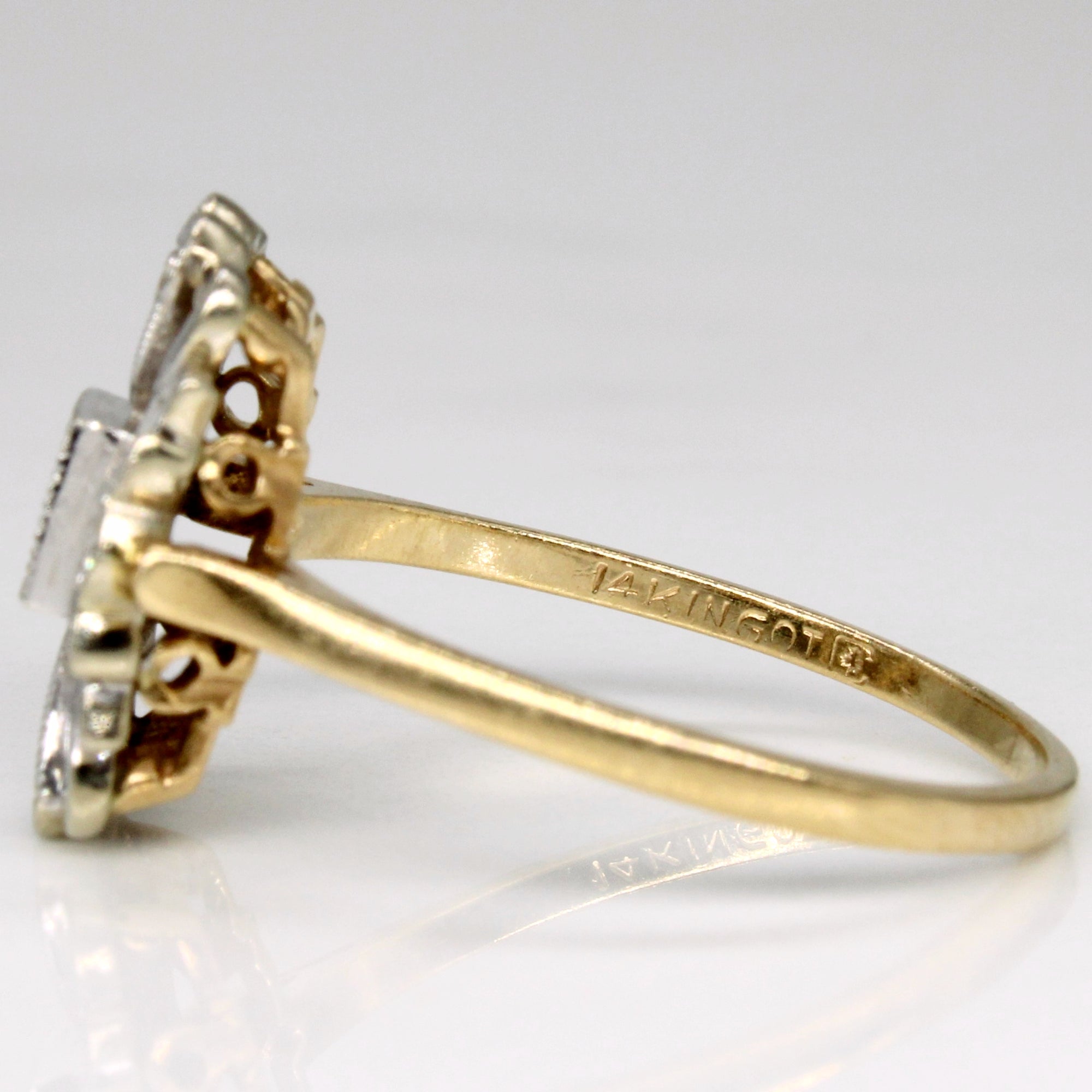 Diamond Cocktail Ring | 0.20ctw | SZ 8.25 |