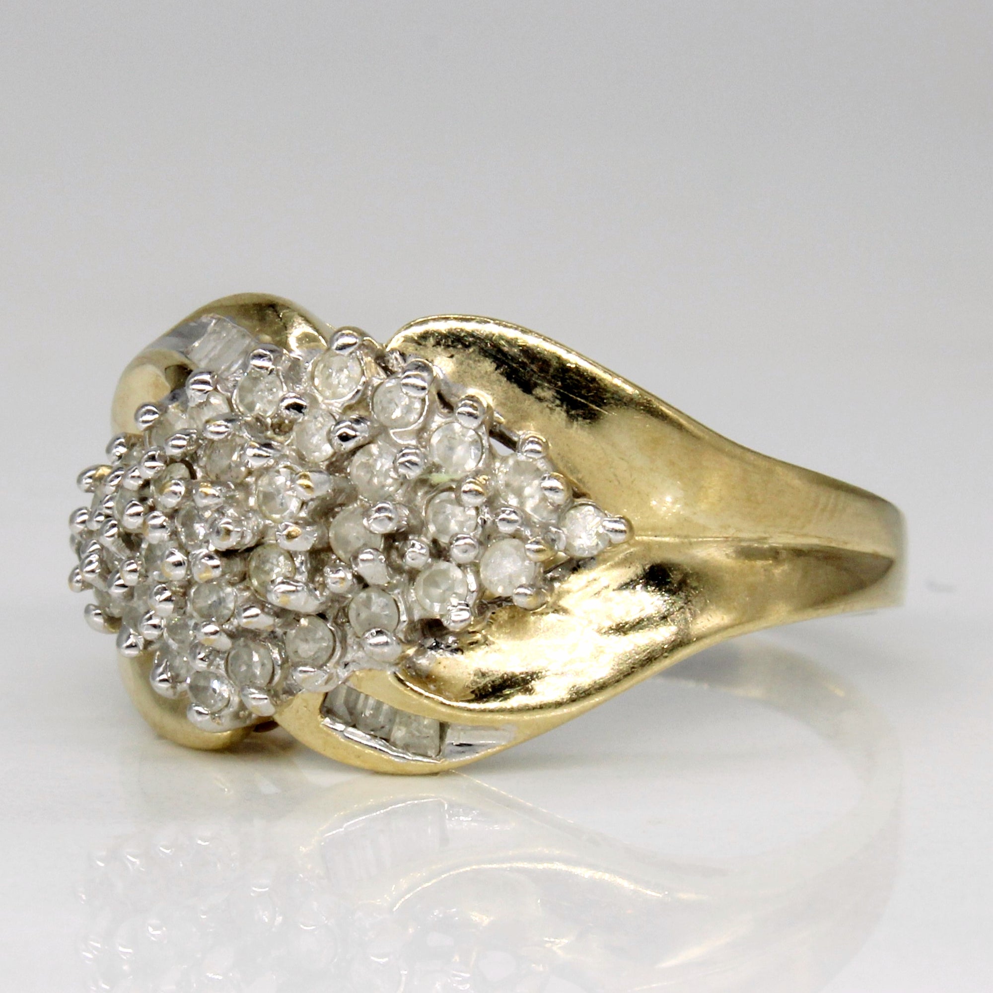 Diamond Cocktail Ring | 0.35ctw | SZ 8 |