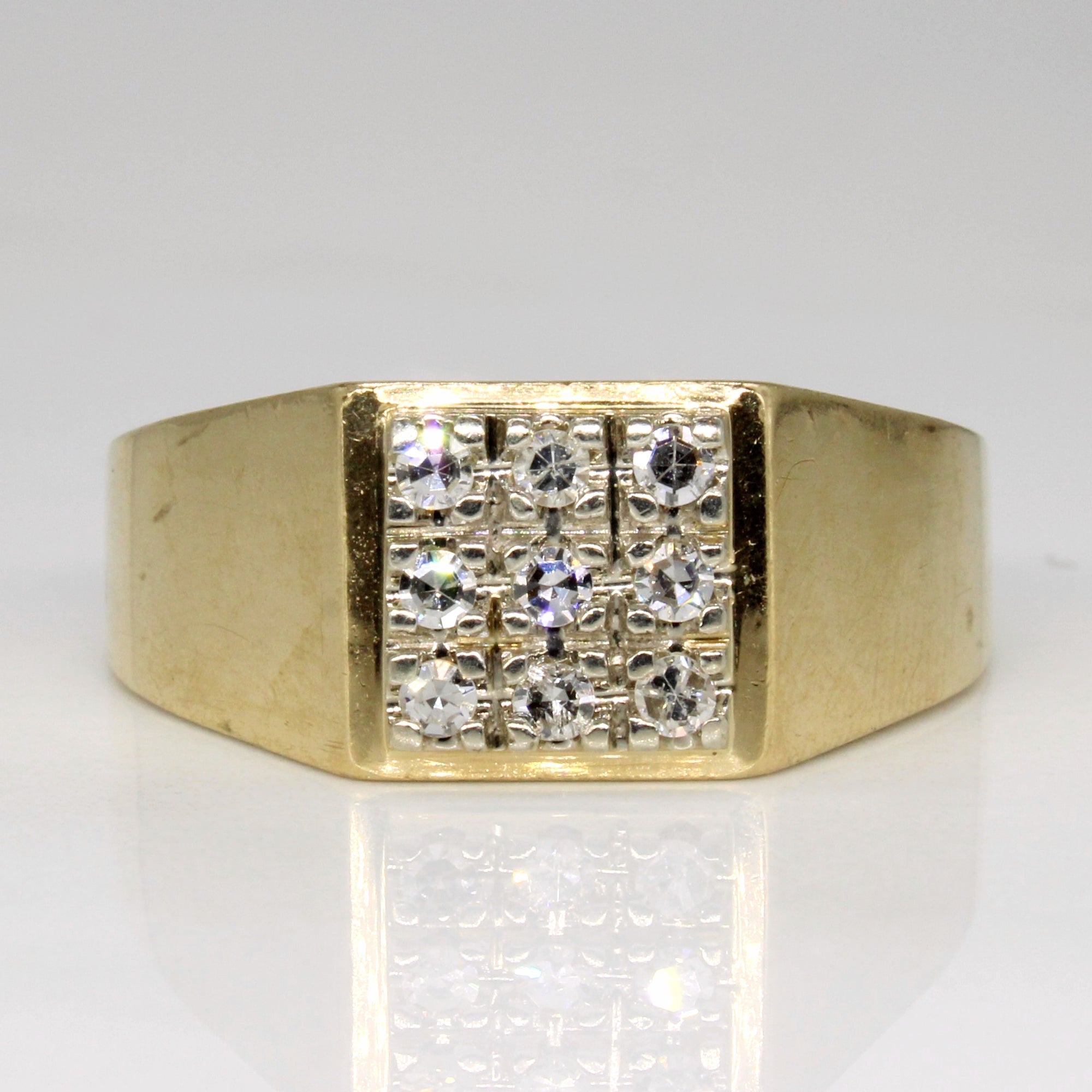 Diamond Cocktail Ring | 0.18ctw | SZ 11.25 |