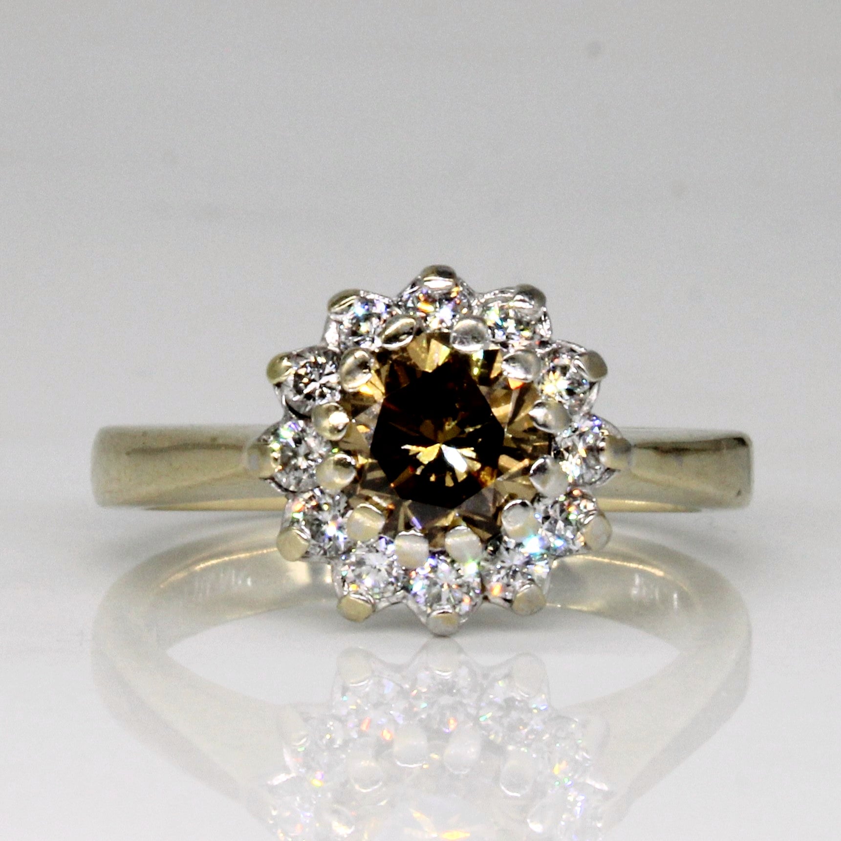 Light Brown Diamond Engagement Ring | 1.36ctw | SZ 5.75 |