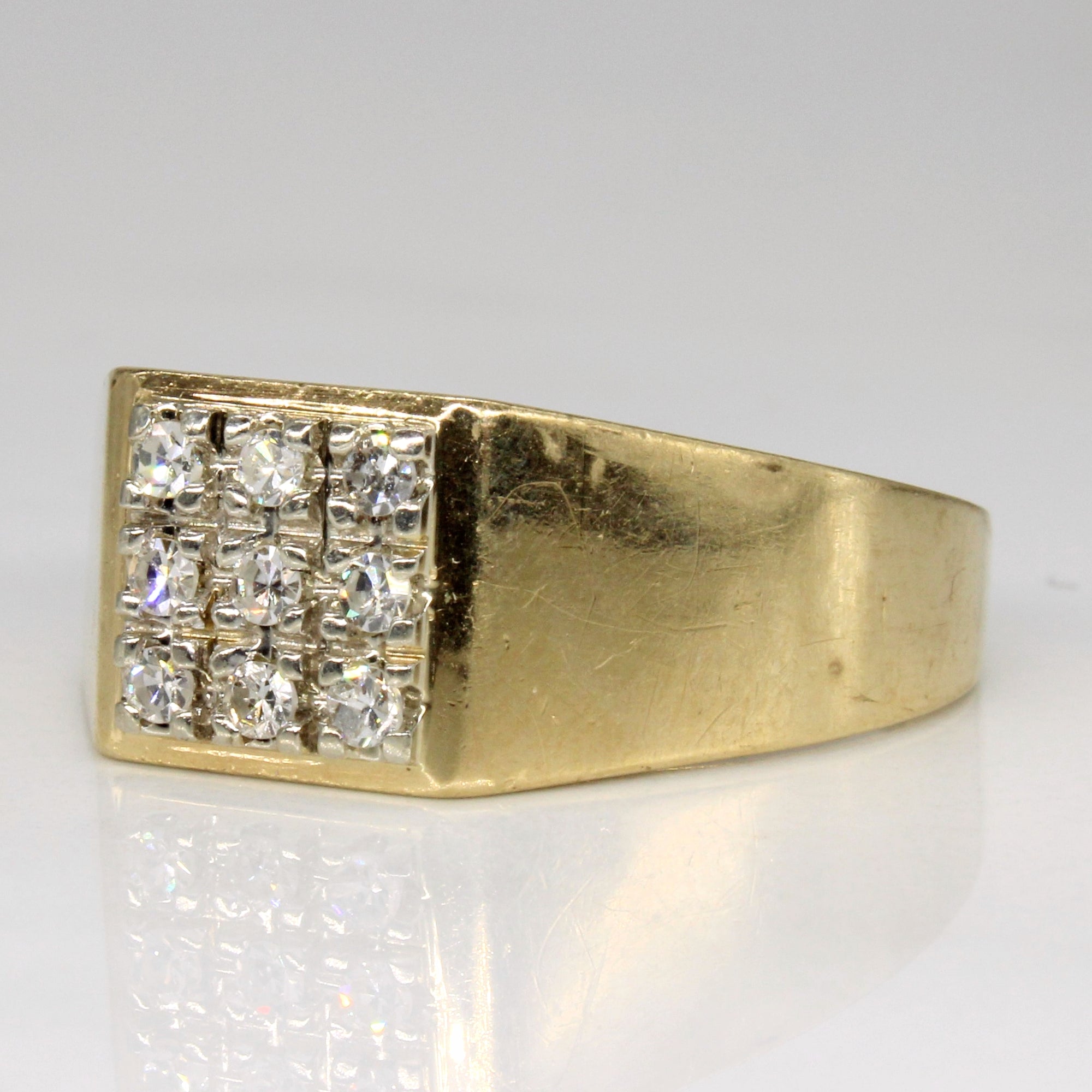 Diamond Cocktail Ring | 0.18ctw | SZ 11.25 |