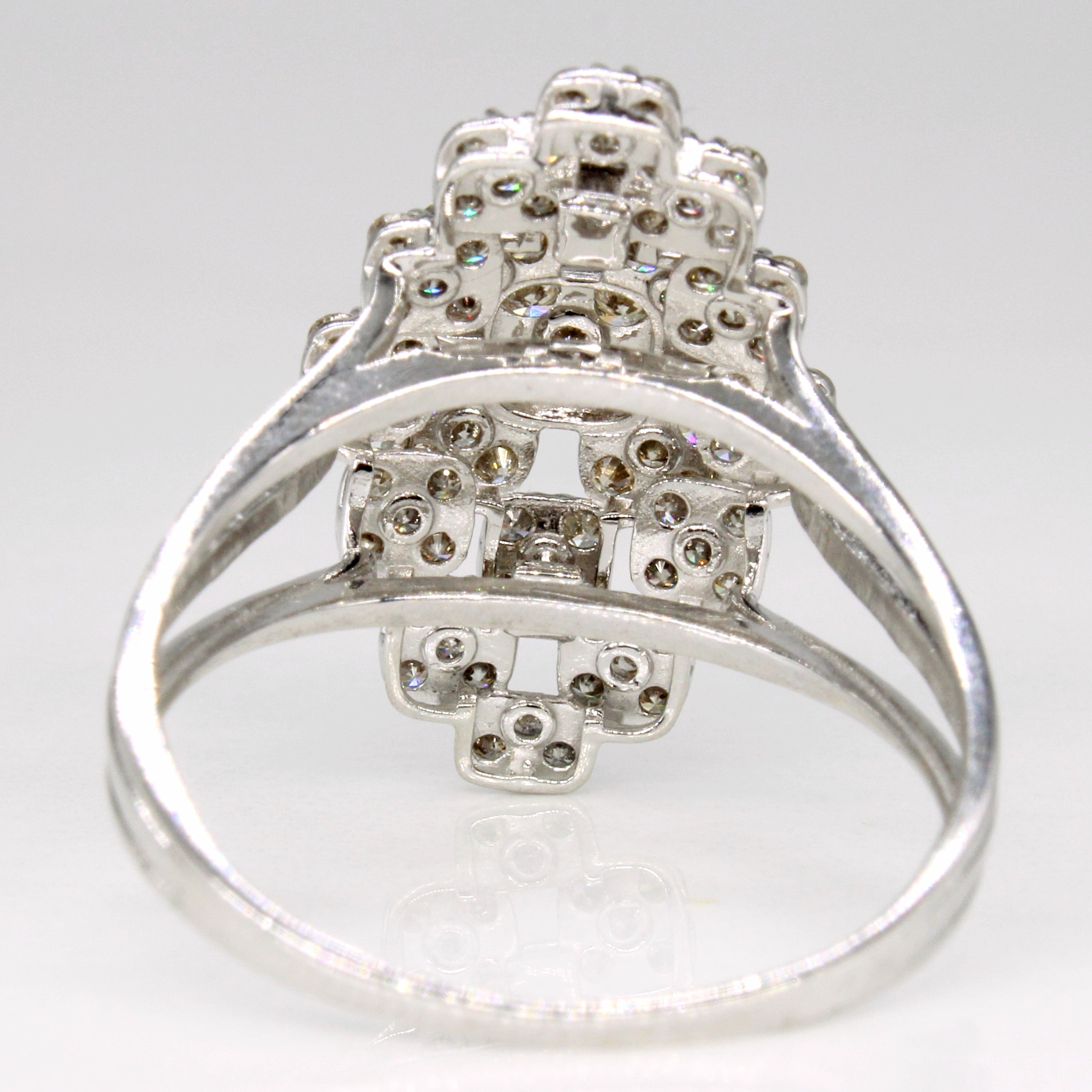 Diamond Cocktail Ring | 1.00ctw | SZ 7.5 |