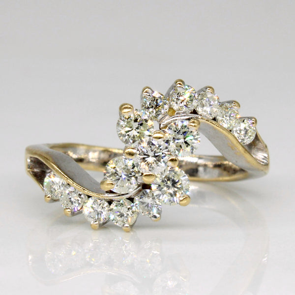 Diamond Waterfall Ring | 0.70ctw | SZ 4 |