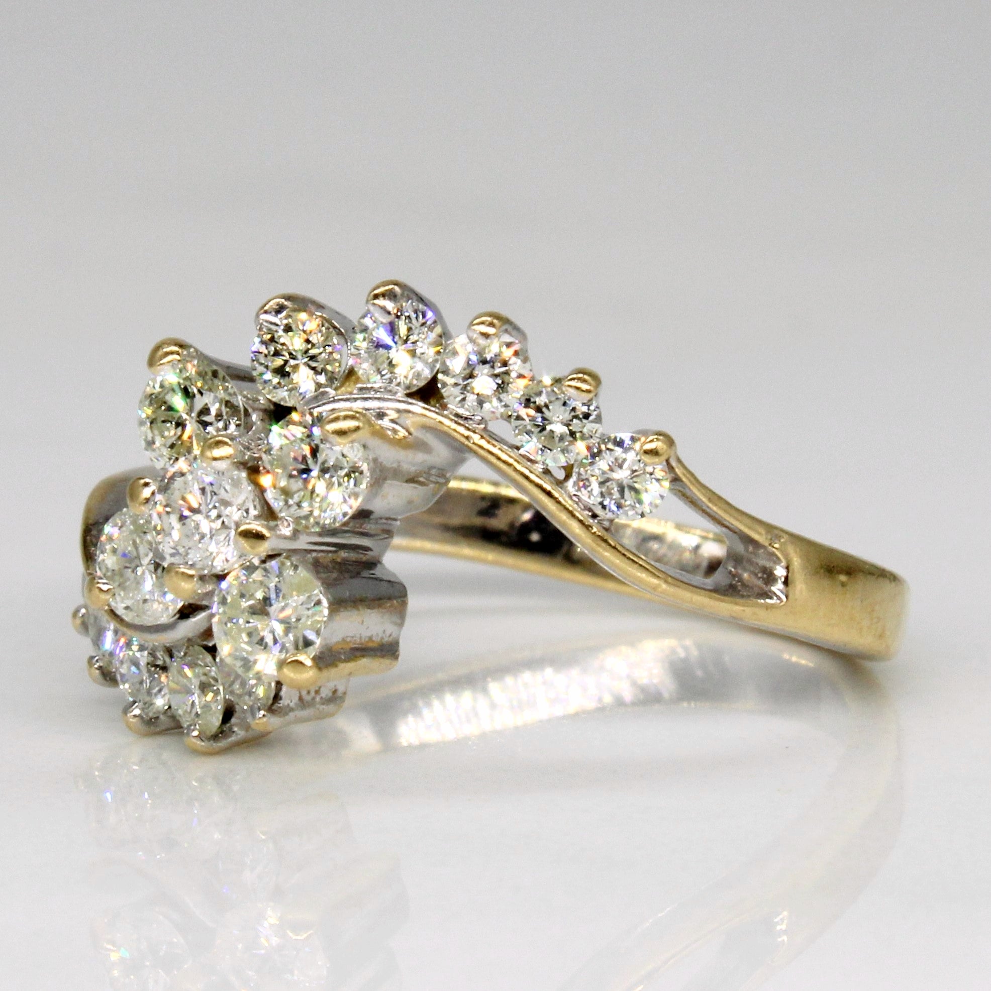 Diamond Waterfall Ring | 0.70ctw | SZ 4 |