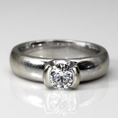 Semi Bezel Set Diamond Ring | 0.50ct | SZ 5.25 |