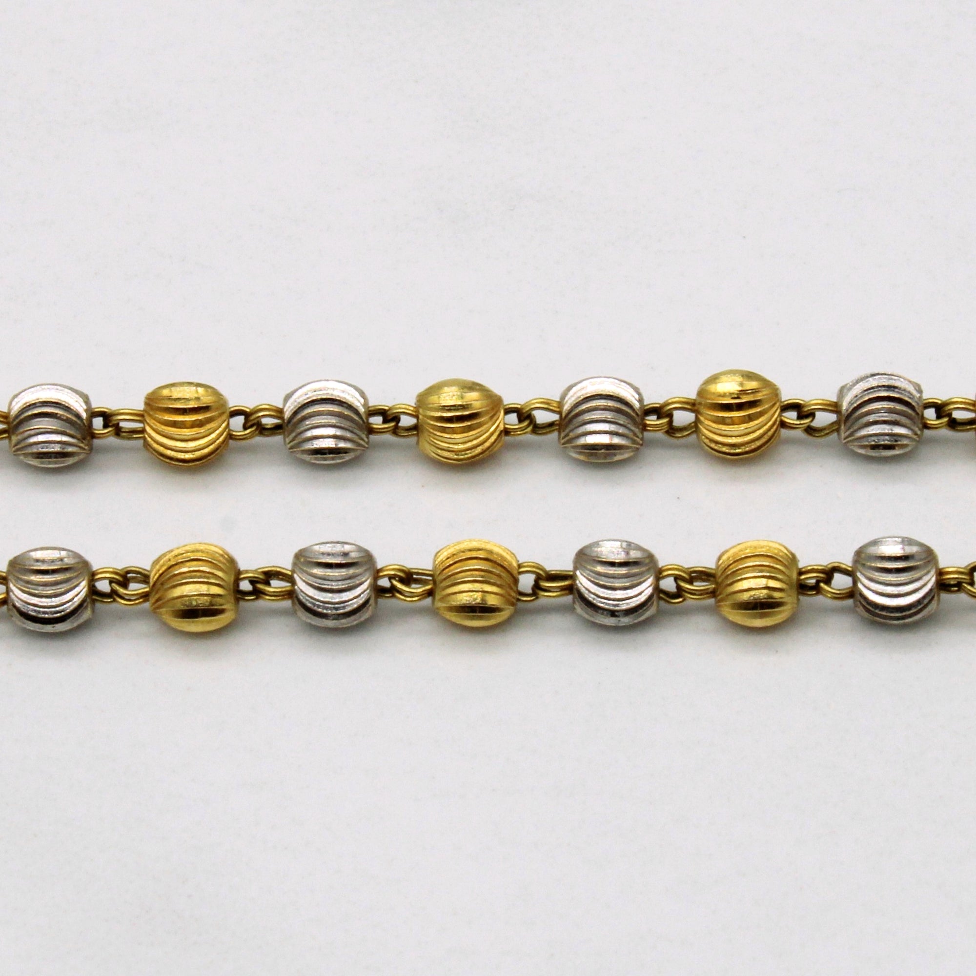 22k gold store beads necklace