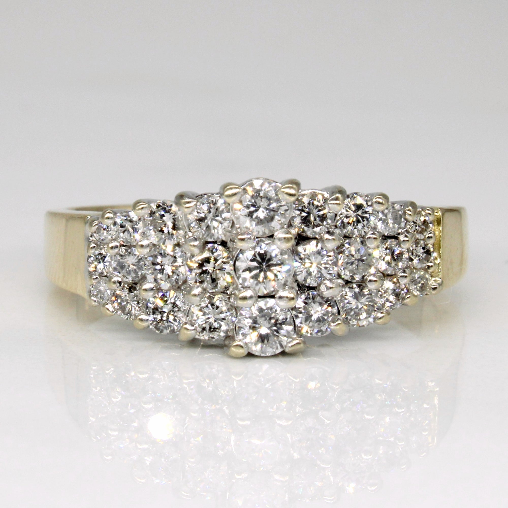 Diamond Cluster Ring | 0.80ctw | SZ 9.5 |