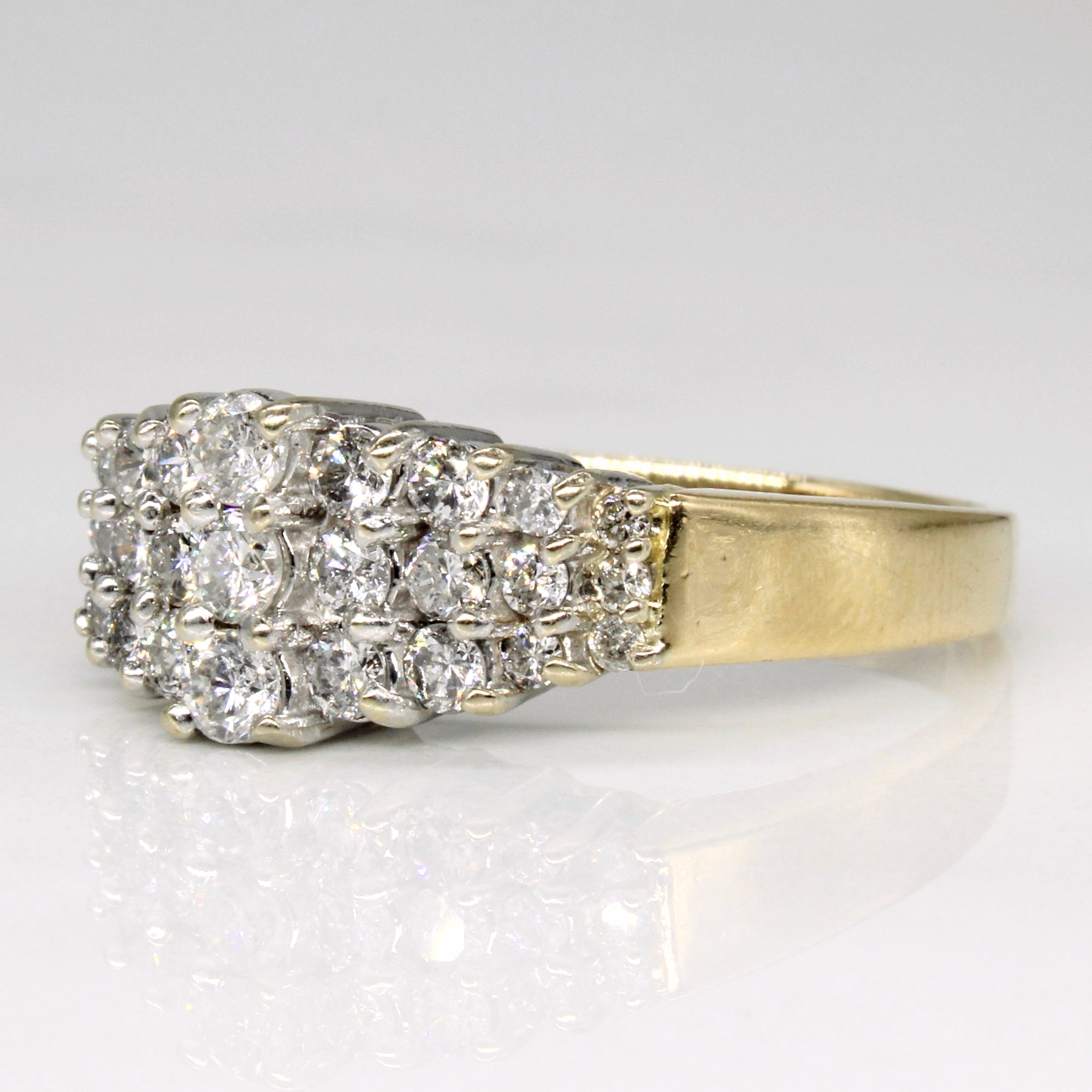 Diamond Cluster Ring | 0.80ctw | SZ 9.5 |