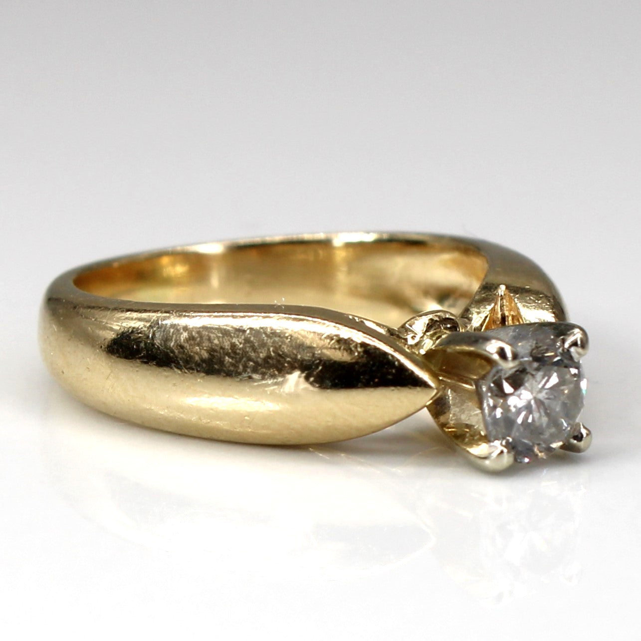 Solitaire Diamond Ring | 0.36ct | SZ 4 |