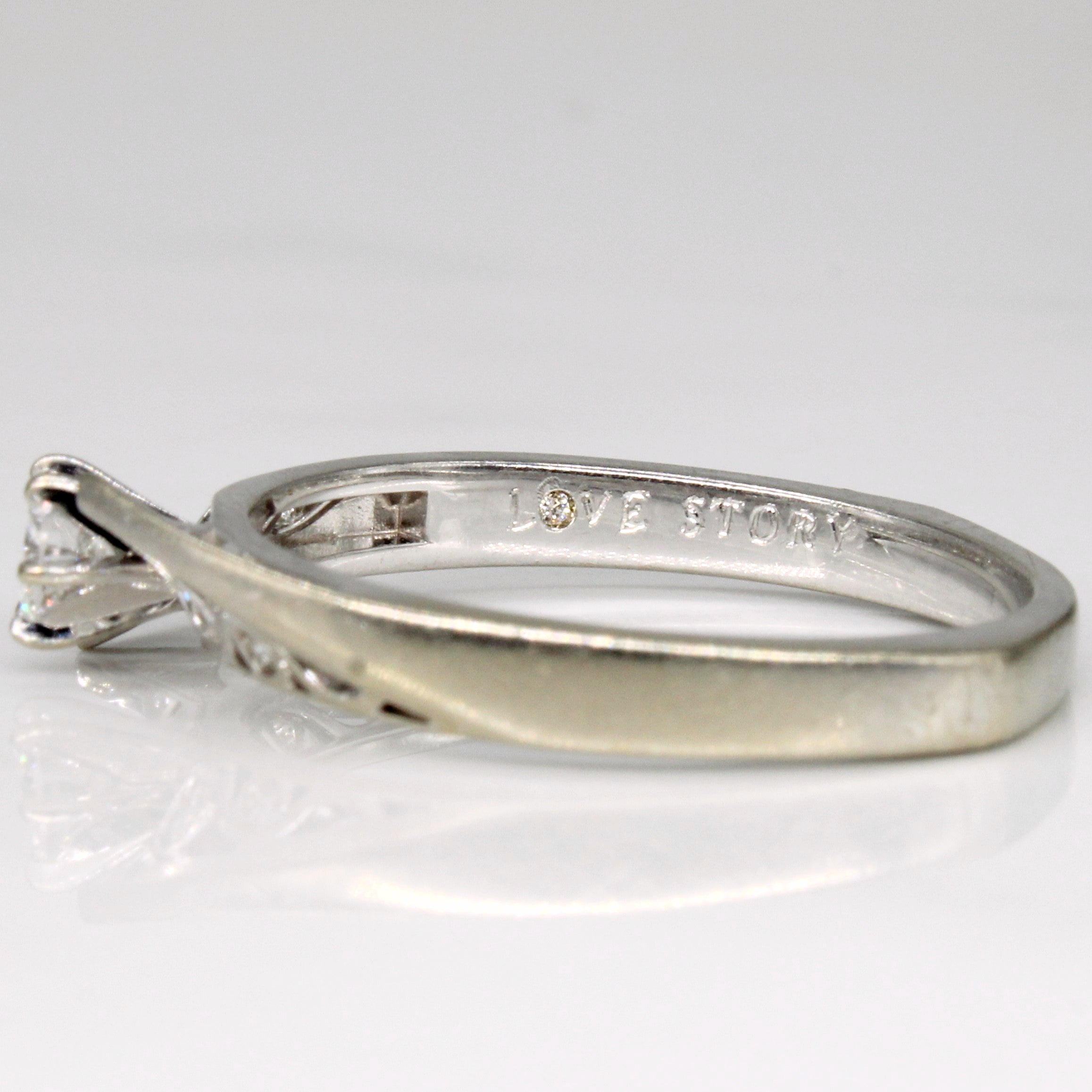 Diamond Engagement 14k Ring | 0.27ctw | SZ 10 |