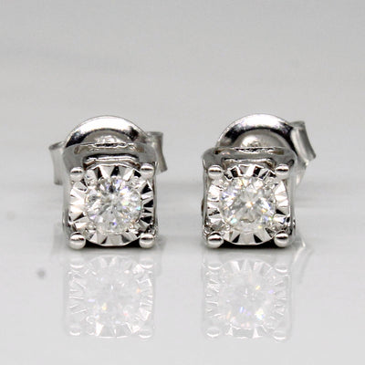Illusion Set Diamond 14k Earrings | 0.42ctw |