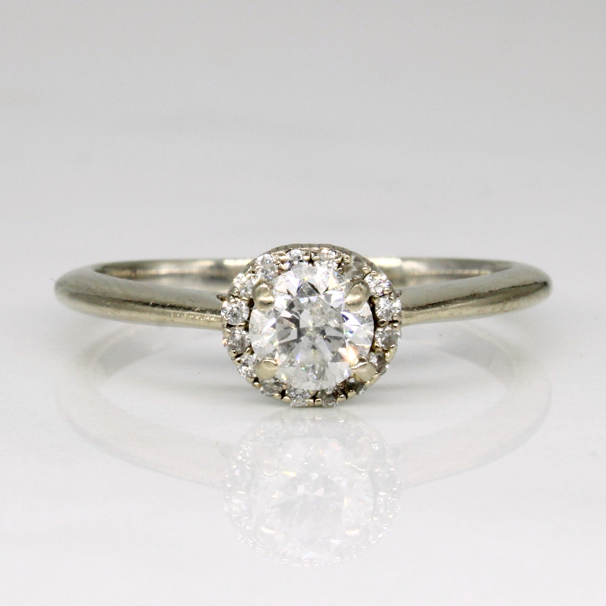 Diamond Halo Ring | 0.61ctw | SZ 8.75 |