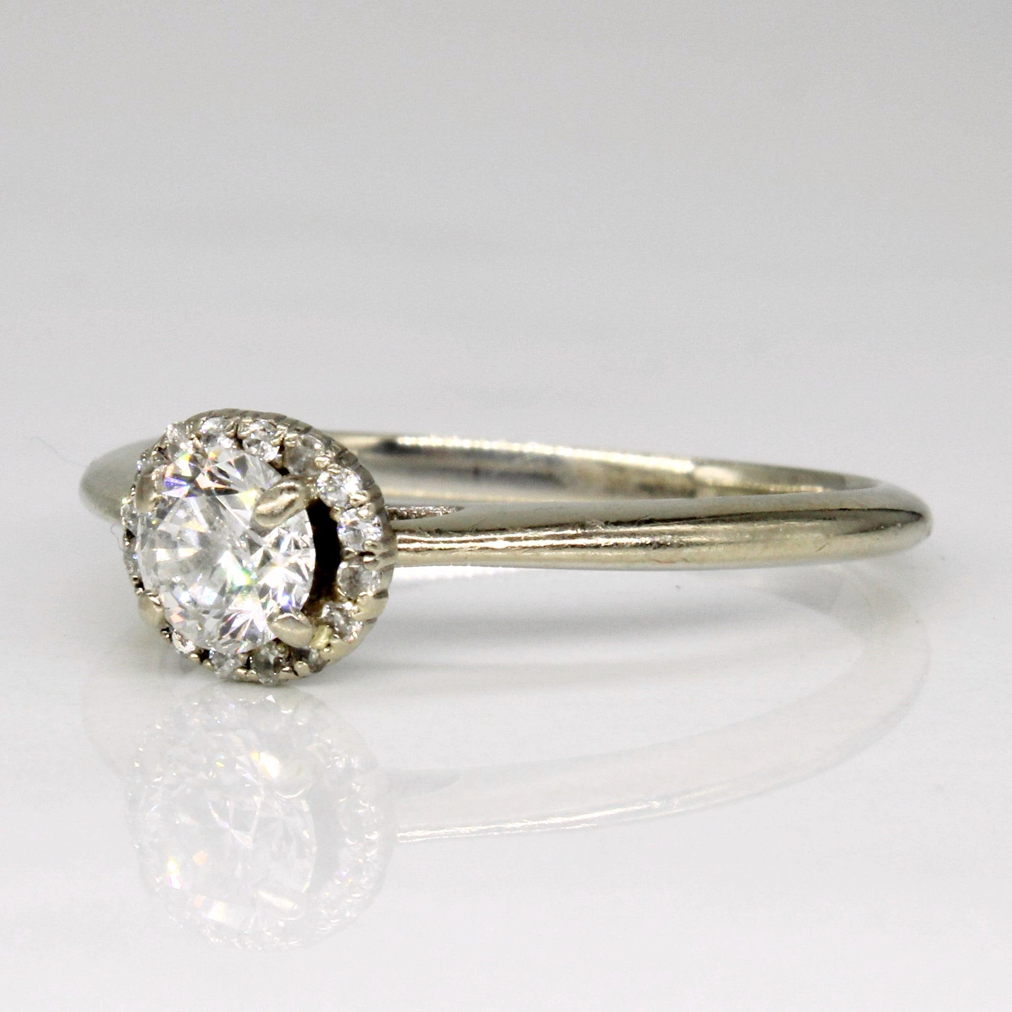 Diamond Halo Ring | 0.61ctw | SZ 8.75 |