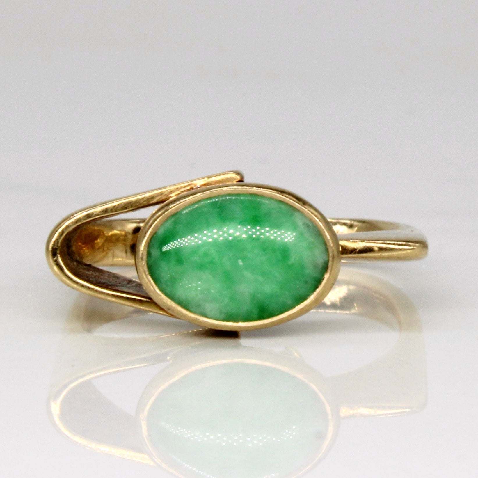 Abstract Jadeite Ring | 1.10ct | SZ 6 |