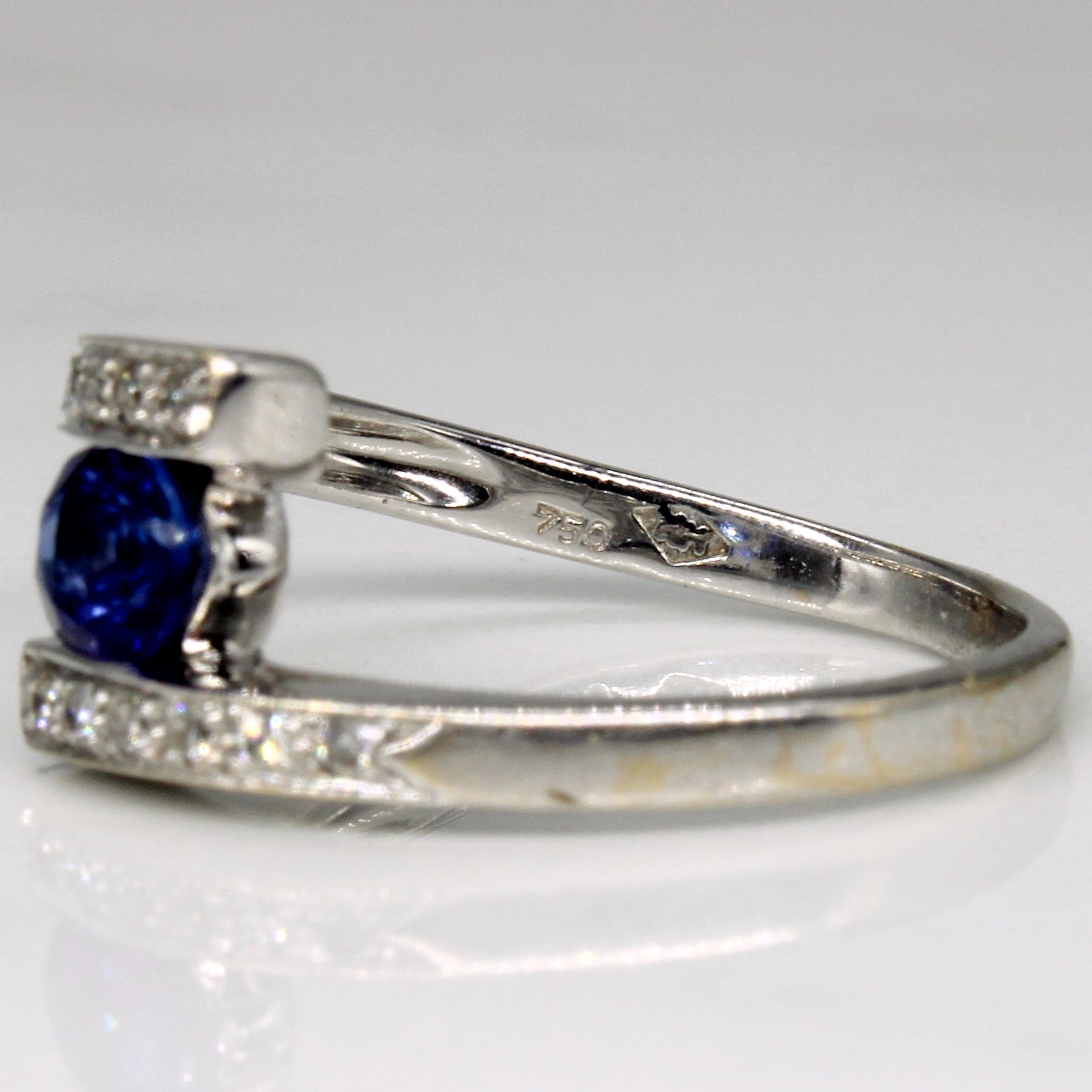 Sapphire & Diamond Waterfall Ring | 0.35ct, 0.06ctw | SZ 5.25 |