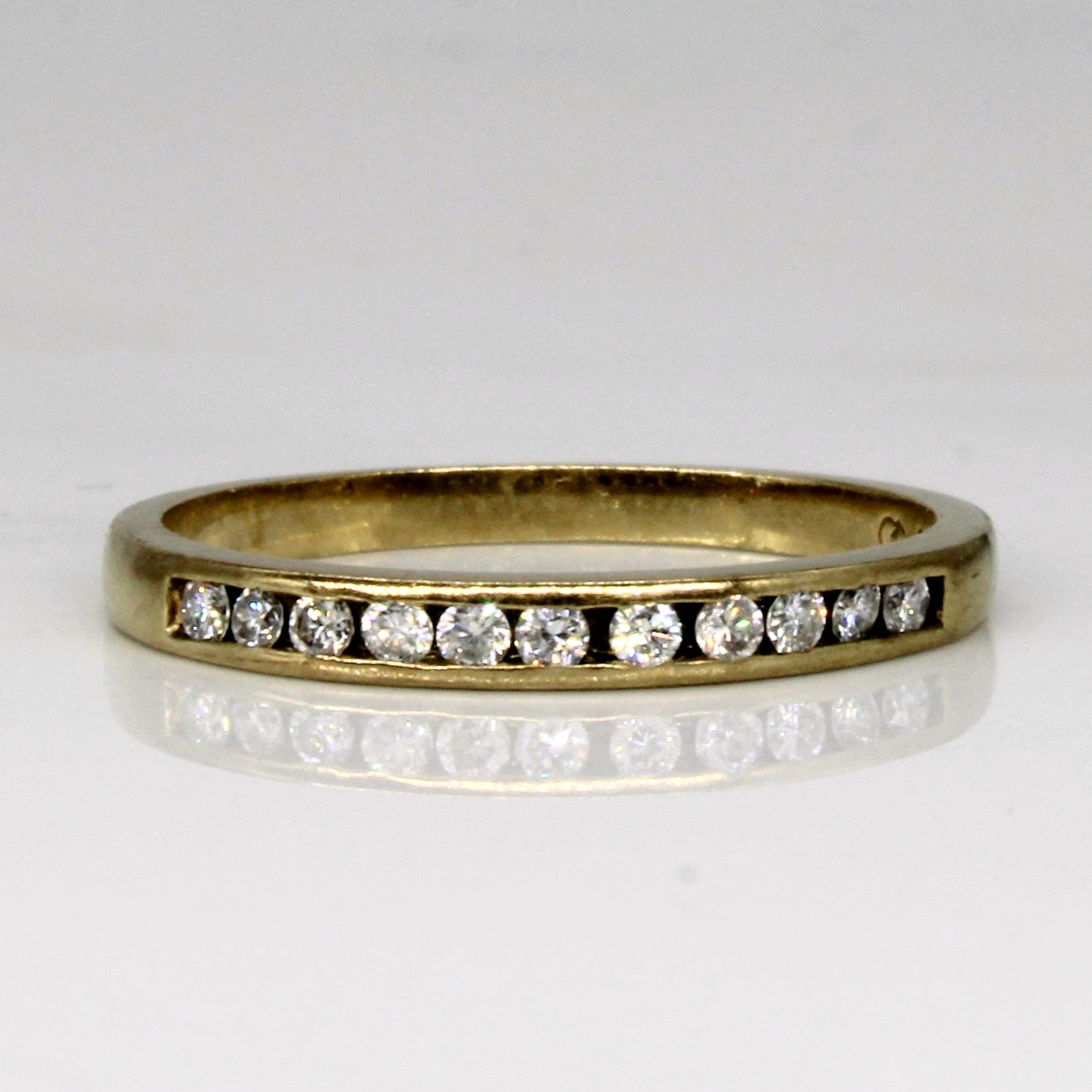 Channel Set Diamond Ring | 0.17ctw | SZ 6.5 |