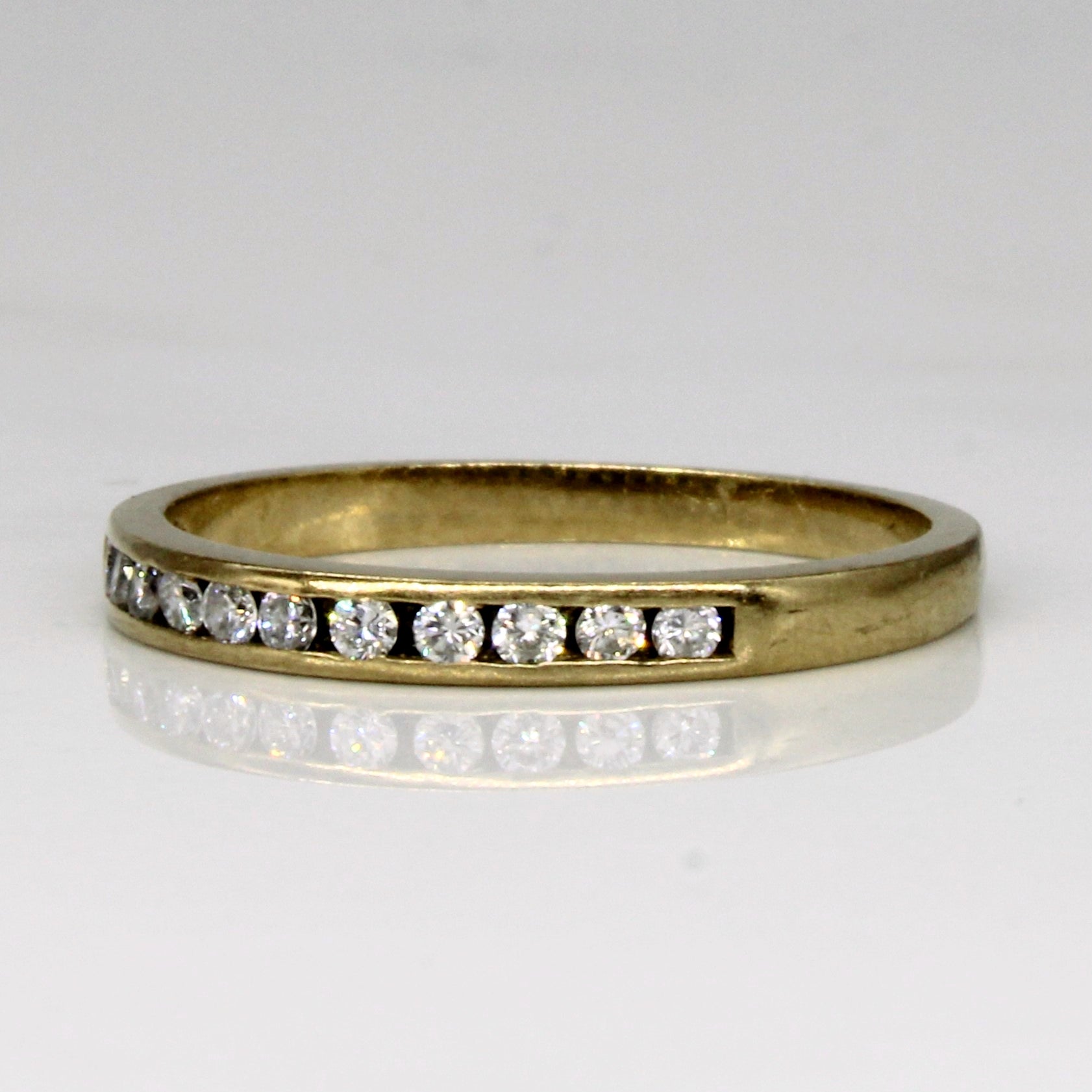 Channel Set Diamond Ring | 0.17ctw | SZ 6.5 |