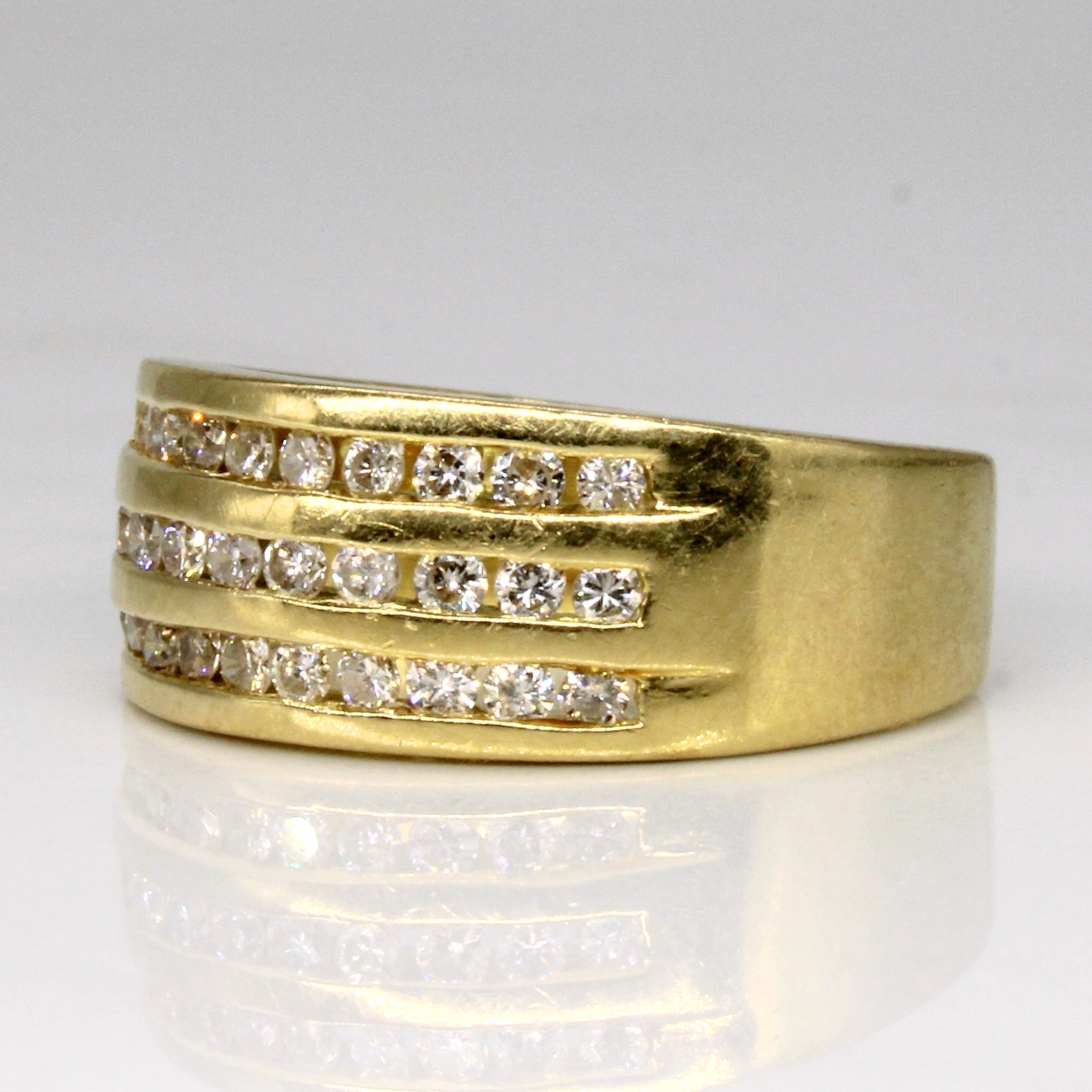 Channel Set Diamond Ring | 0.60ctw | SZ 6.75 |