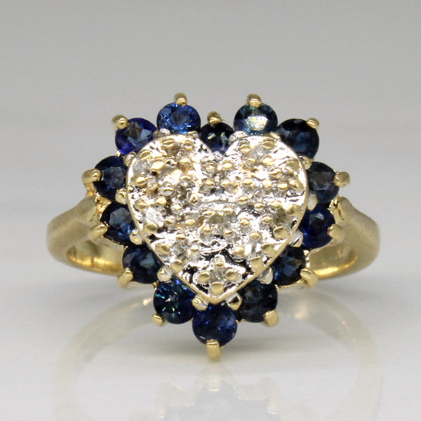 Sapphire & Diamond Ring | 0.42ctw, 0.04ctw | SZ 2.75 |