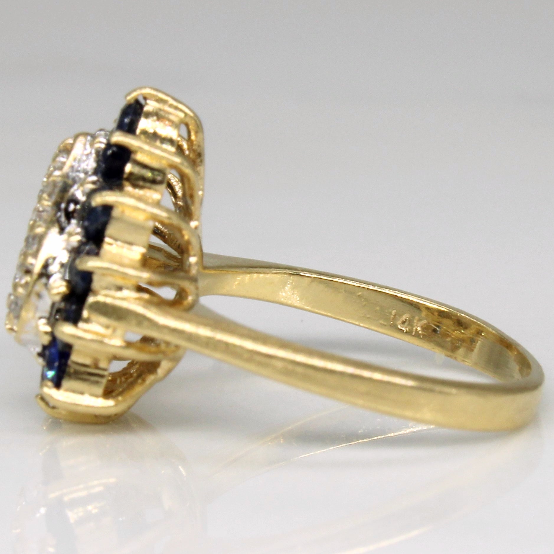 Sapphire & Diamond Ring | 0.42ctw, 0.04ctw | SZ 2.75 |