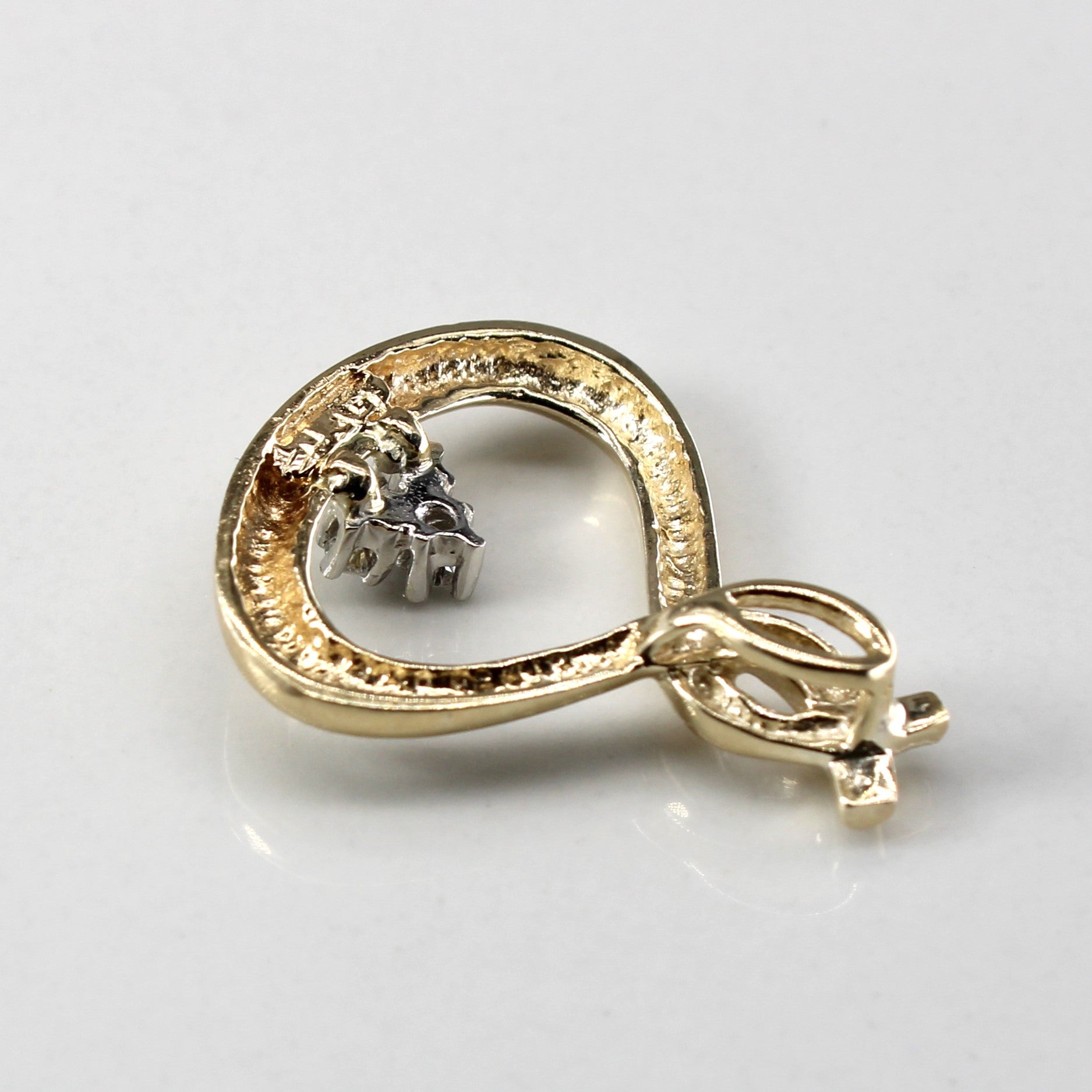 Prong Set Diamond Drop Pendant | 0.04ctw |