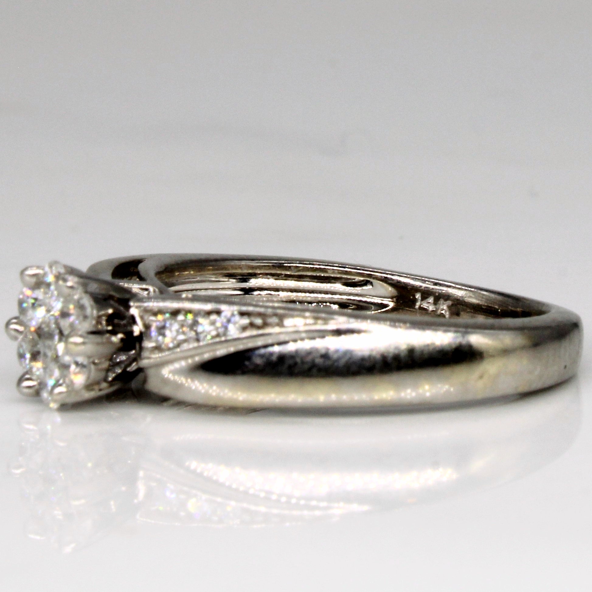 Diamond Cluster Set Ring | 0.28ctw | SZ 5.25 |