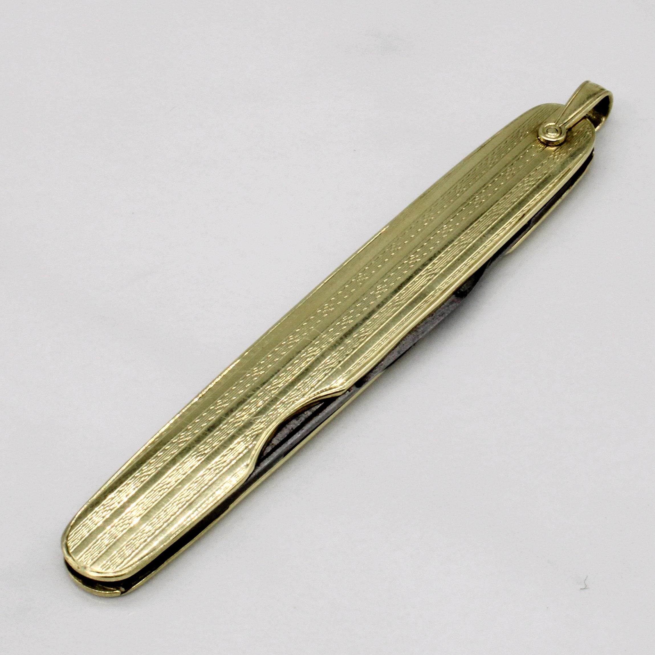 14k Yellow Gold Pocket Knife