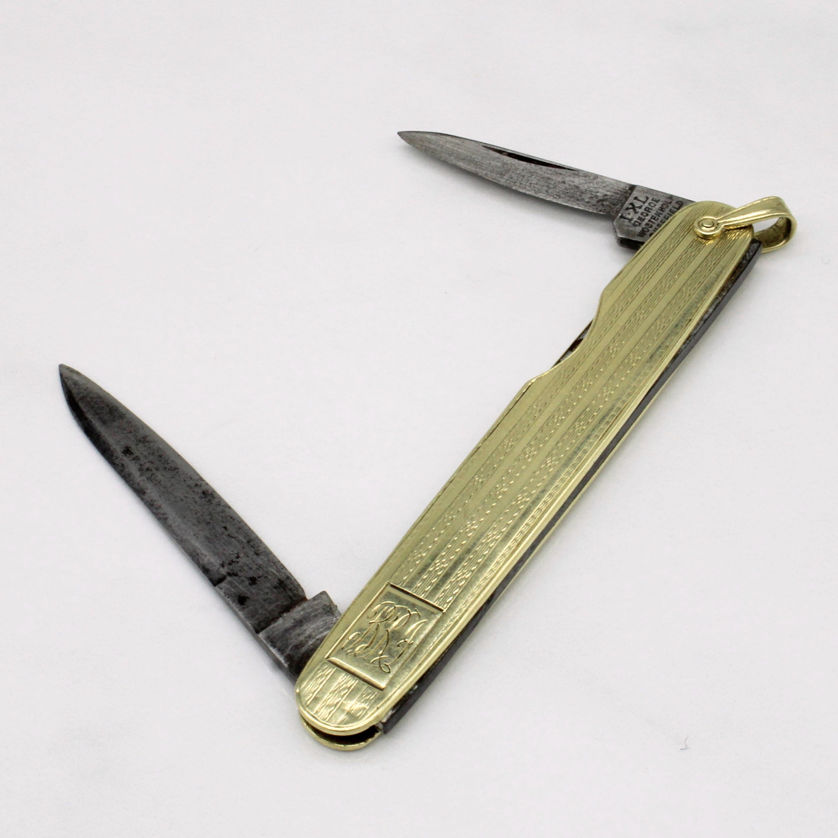 14k Yellow Gold Pocket Knife