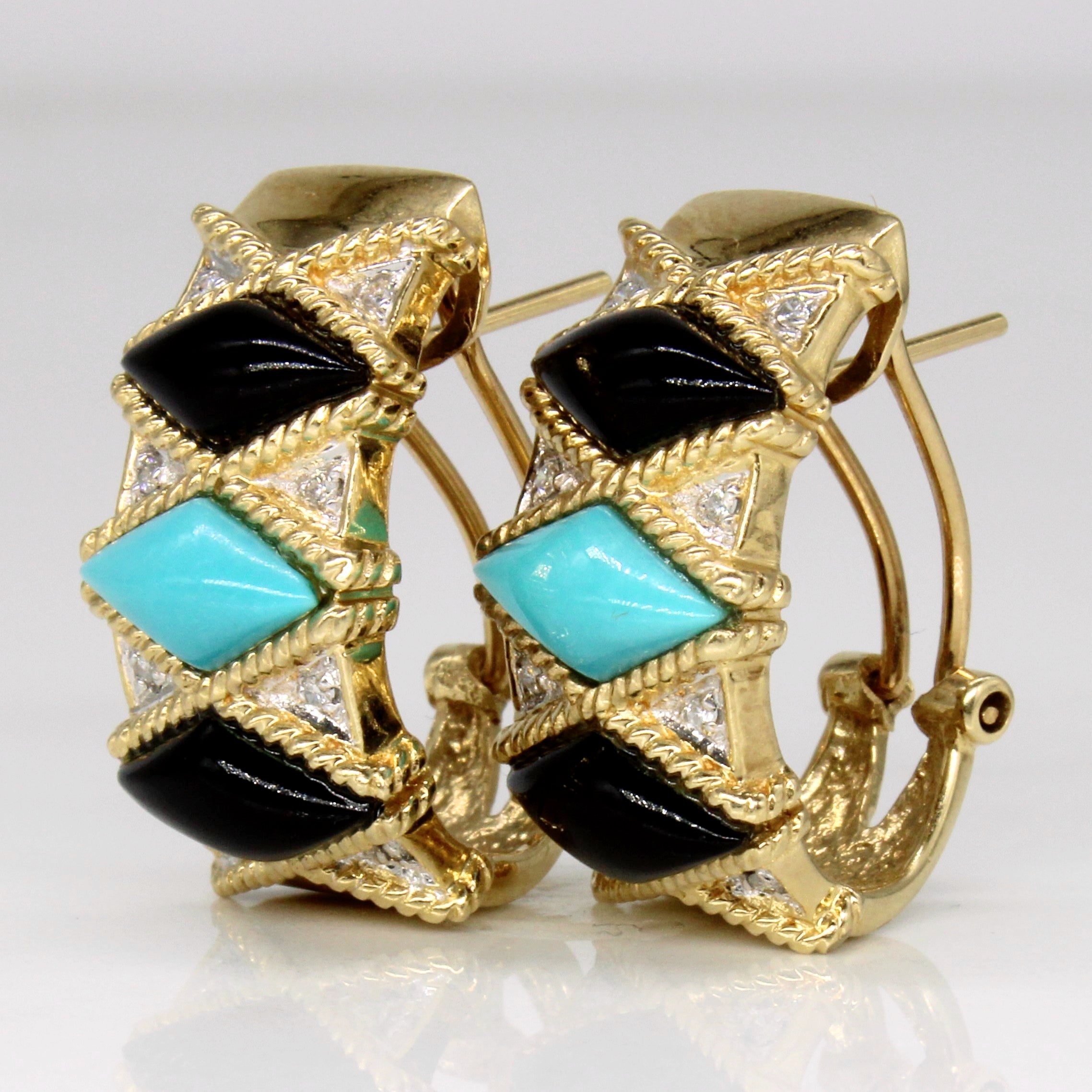 Multi Gem Earrings | 6.08ctw |