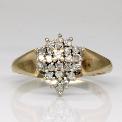 Diamond Cluster Ring | 0.25ctw | SZ 6.5 |