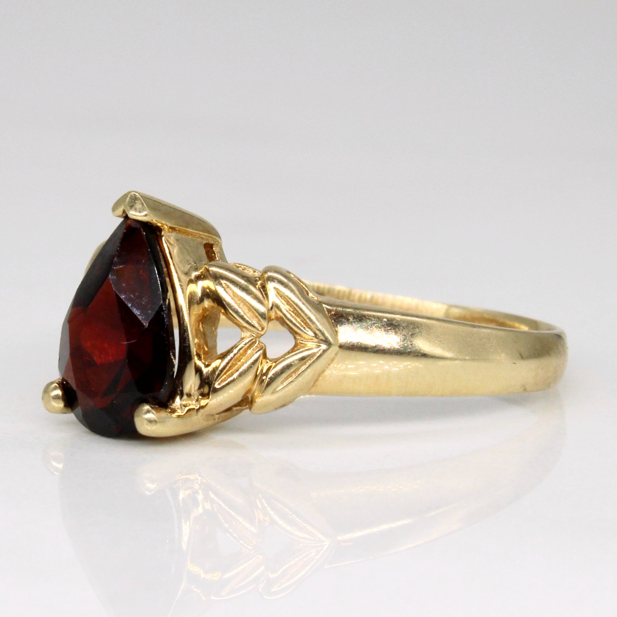 Pear Cut Garnet Ring | 1.35ct | SZ 6.75 |