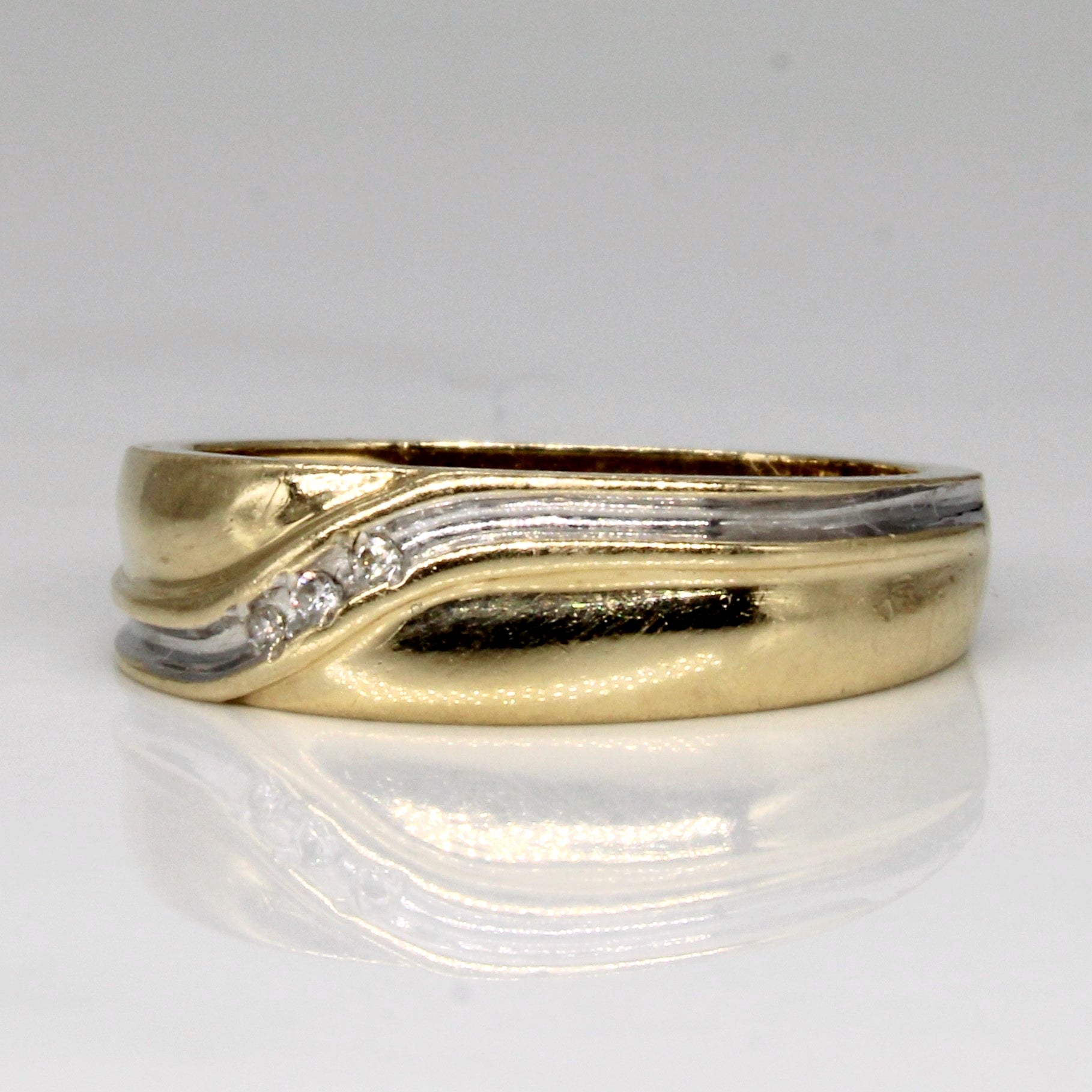 Bague cascade de diamants | 0,02 ct | Taille 6,5 | 