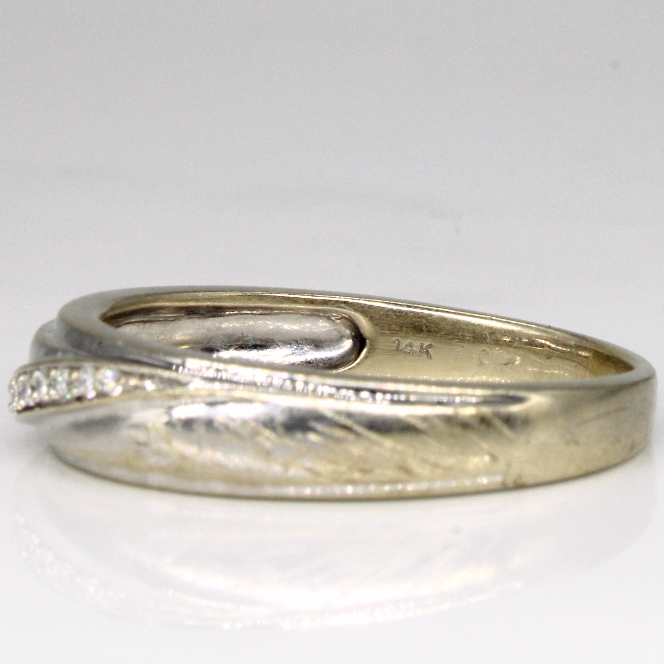 Diamond Waterfall Ring | 0.07ctw | SZ 12.25 |