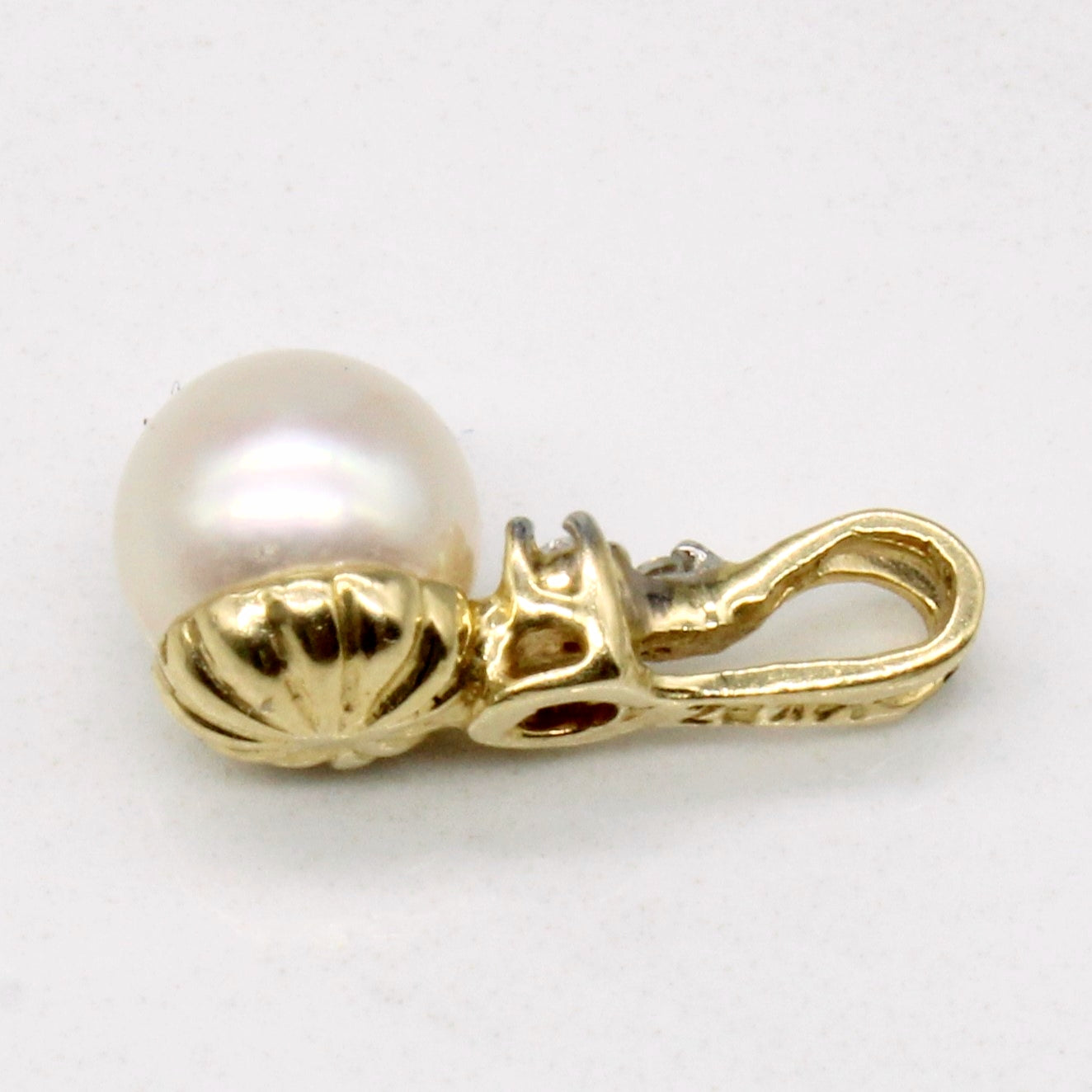 Pearl & Diamond Earring & Pendant Set | 0.09ctw |