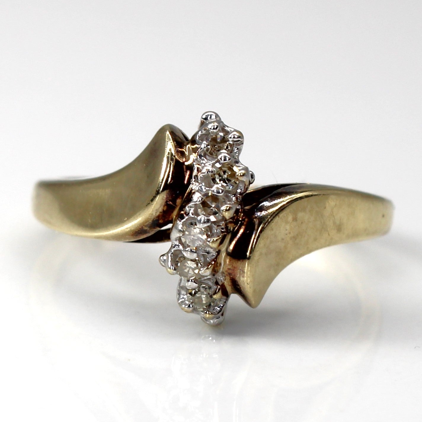 Bypass Diamond Ring | 0.10ctw | SZ 7.75 |