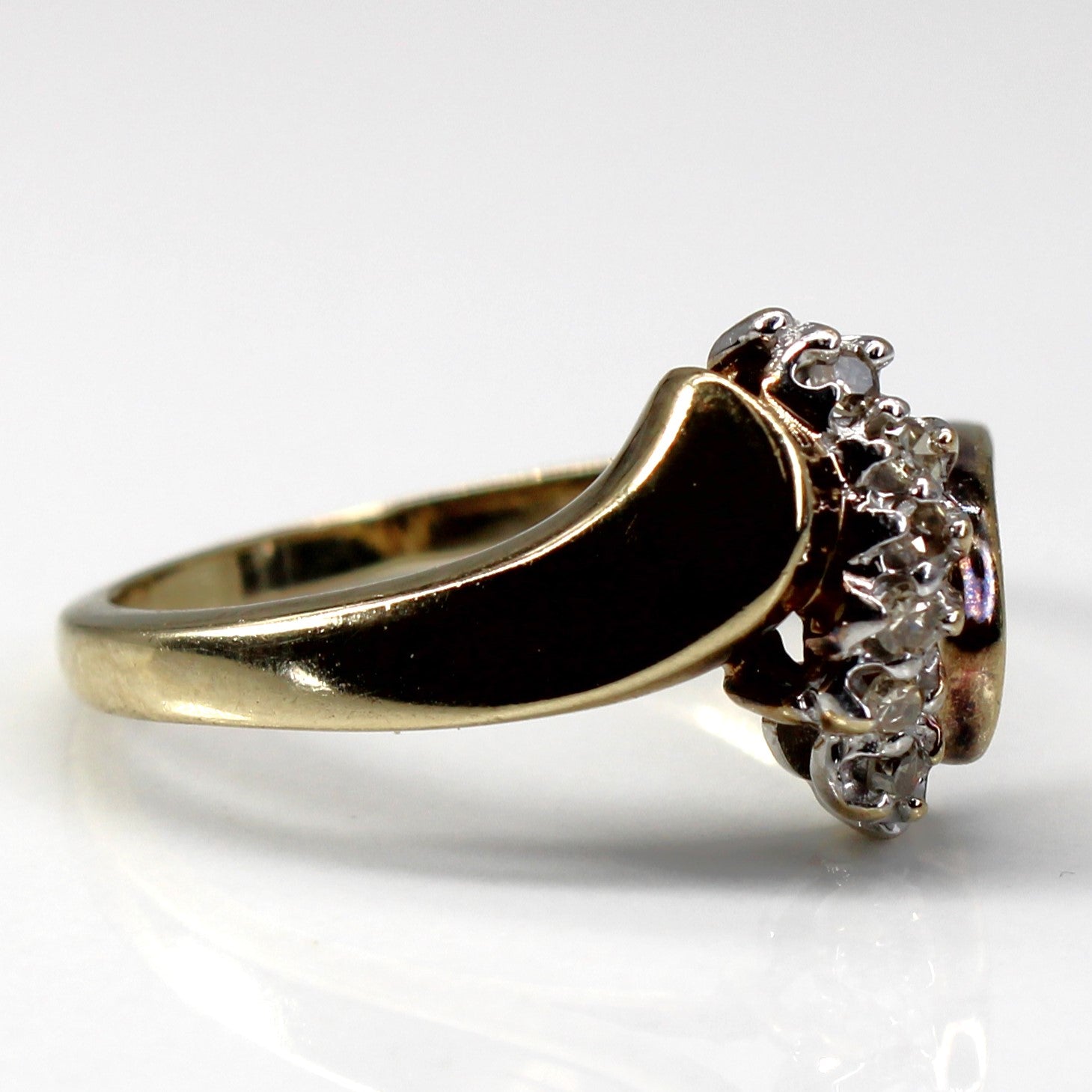 Bypass Diamond Ring | 0.10ctw | SZ 7.75 |