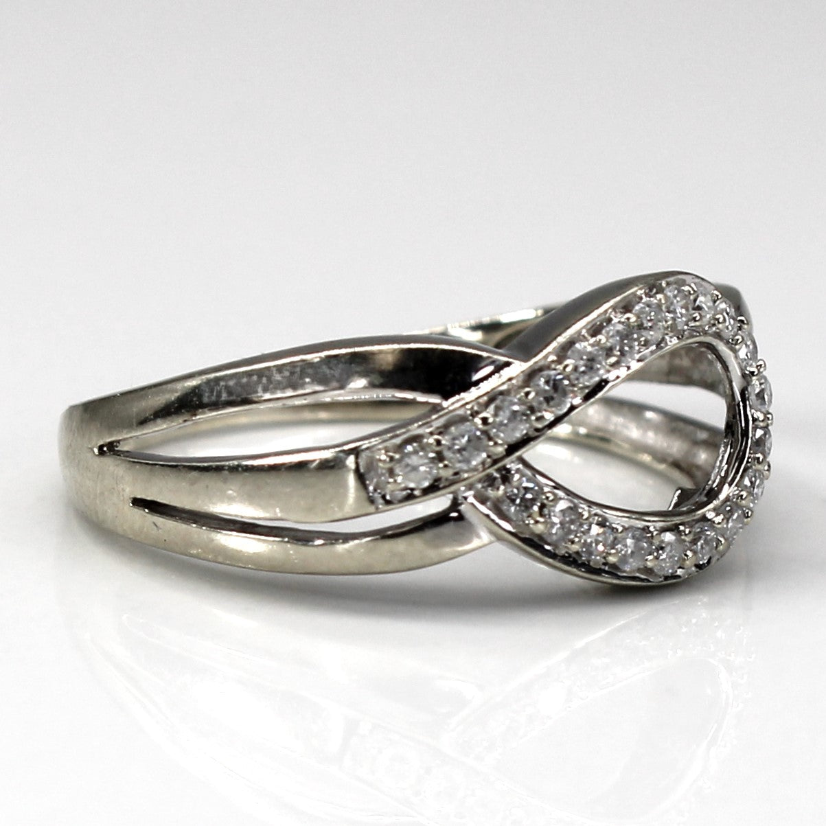 Diamond Infinity Ring | 0.21ctw | SZ 5.25 |