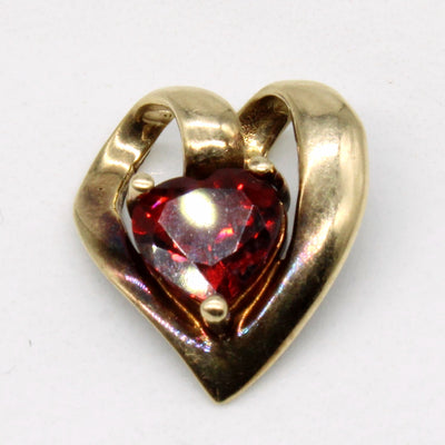 Heart Cut Garnet Pendant | 1.20ct |