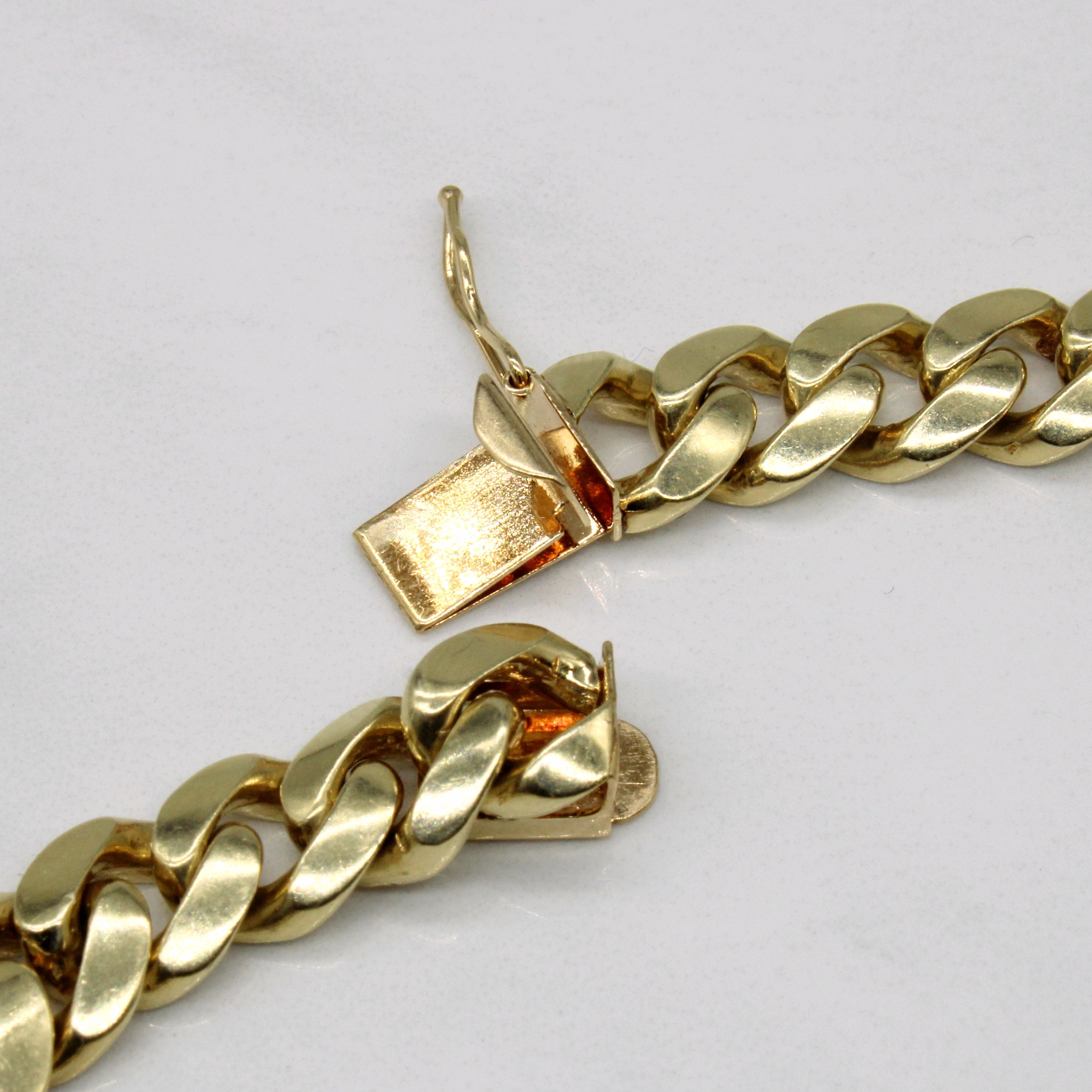 14k Yellow Gold Cuban Link Bracelet | 8" |