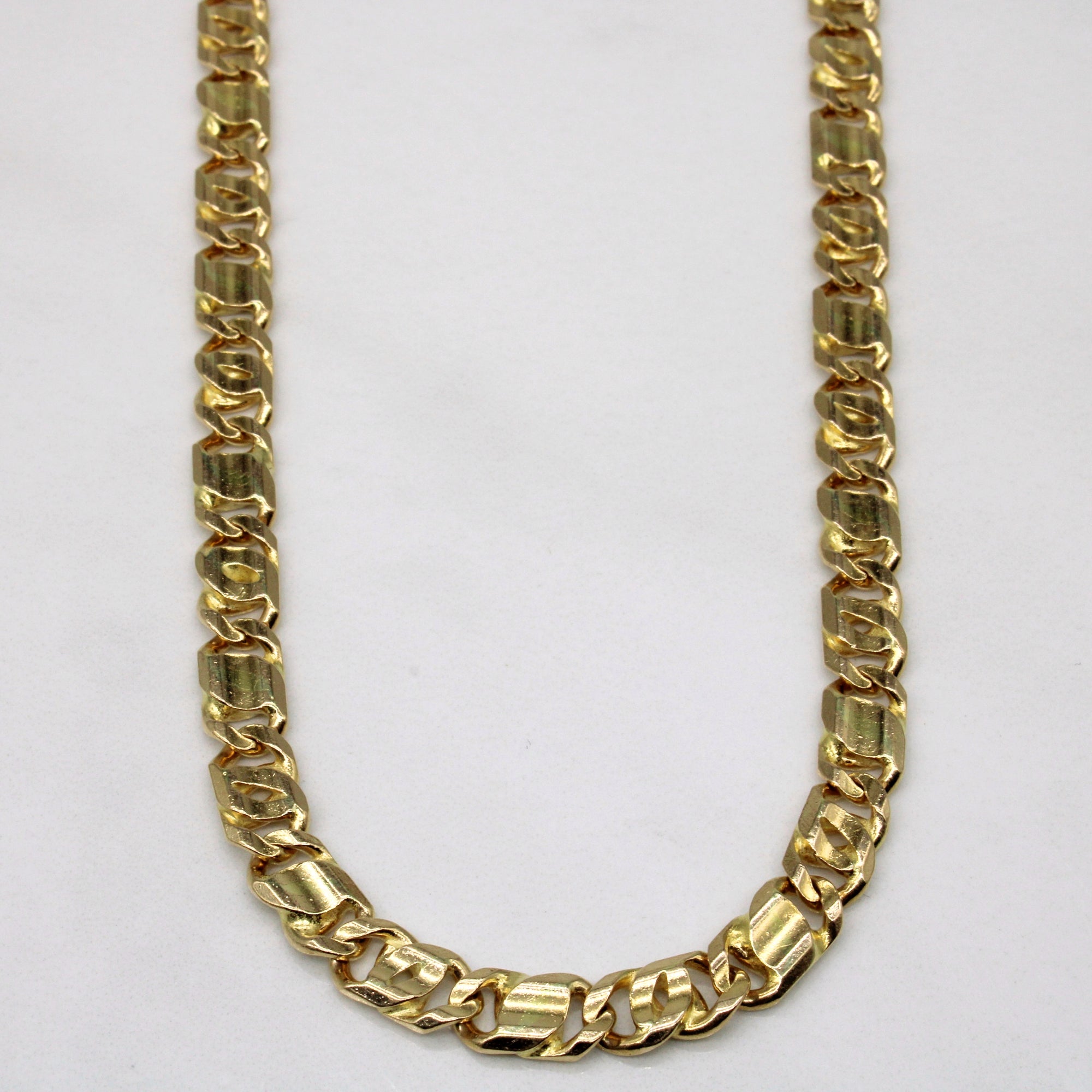 14k Yellow Gold Necklace | 22