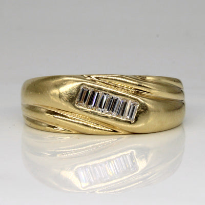 Diamond Waterfall Ring | 0.30ctw | SZ 11.5 |